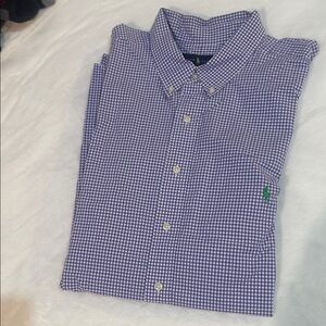 Ralph Lauren Men's Purple Gingham Shirt